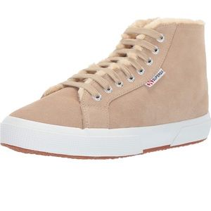 Superga 2795 sue hairy faux fur sneakers